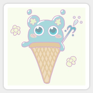 Ice Cream Drippy FFXIV Sticker